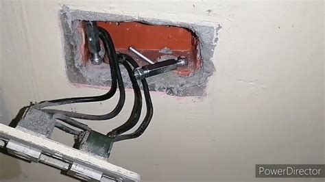 electrical box screw hole broken|loose electrical box in wall.